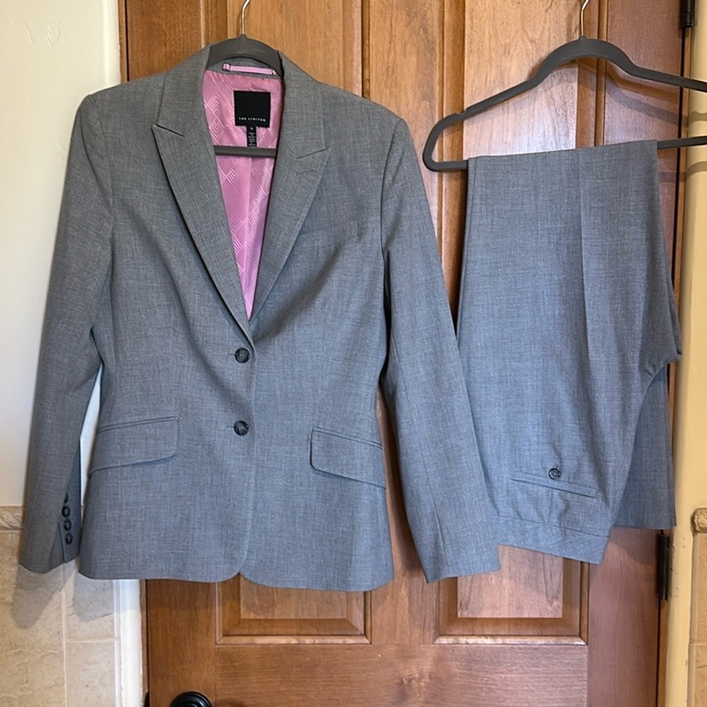 Women’s Gray Blazer with Matching Dress Pants